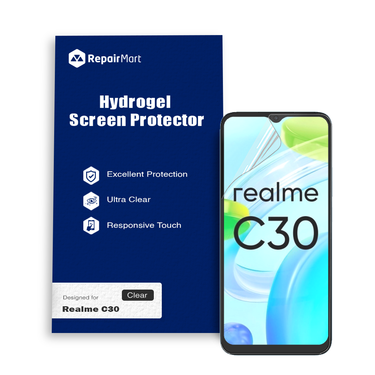 Realme C30 Compatible Premium Hydrogel Screen Protector With Full Coverage Ultra HD